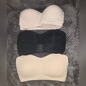 Auden Strapless Push Up Bra And Other Bra Bundle XS